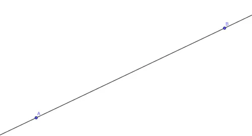 Image représentant une droite (AB)