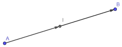 Image représentant la caractérisation du milieu d'un segment